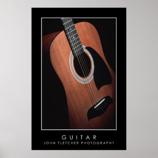 Guitar Poster met Grenzen