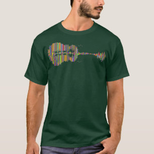 Guitar psychedelic t-shirt