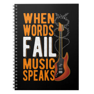 Guitar Quote Guitarist Inspirerend Music Lover Notitieboek