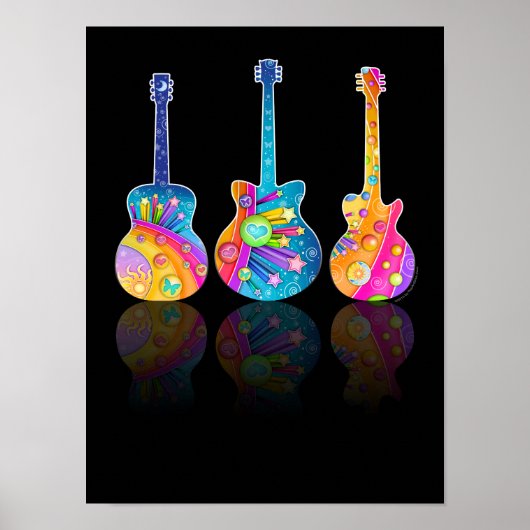 GUITAR REFLECTIONS POSTER (Voorkant)