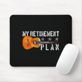 Guitar Retirement Plan - Funny Gift For Retired Gu Muismat (Met muis)