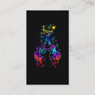 Guitar Retro Rock en Roll Music Lover Guitarist Visitekaartje