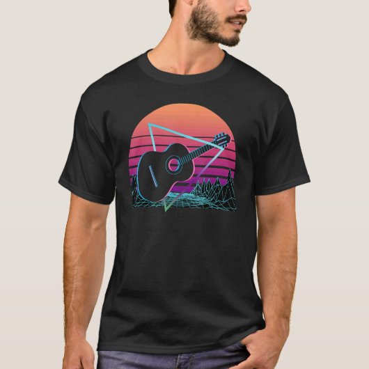 Guitar Retro T-shirt (Voorkant)