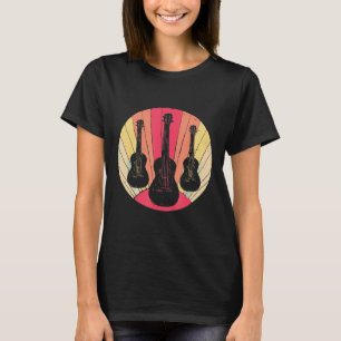 Guitar - Retro Ukulele Guitar Uke Player T-shirt