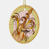 Guitar Rhythm Keramisch Ornament (Rechts)