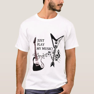 Guitar Rock Music voor gitaristen Retro Duo T-shirt