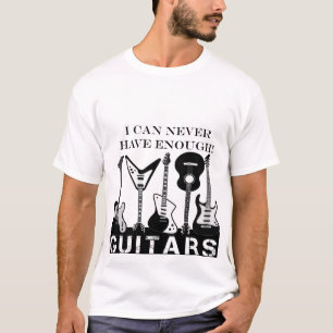 Guitar Rock Music voor gitaristen Retro Duo T-shirt