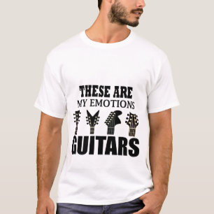 Guitar Rock Music voor gitaristen Retro Duo T-shirt
