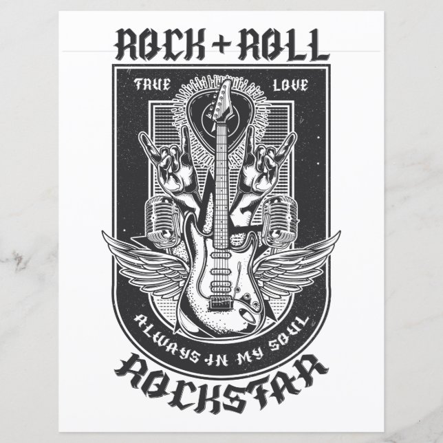 Guitar Rock-ontwerp (Voorkant)