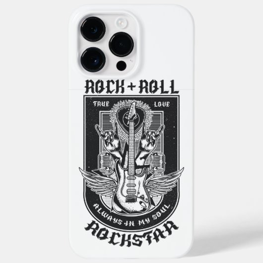 Guitar Rock-ontwerp Case-Mate iPhone Case (Achterkant)