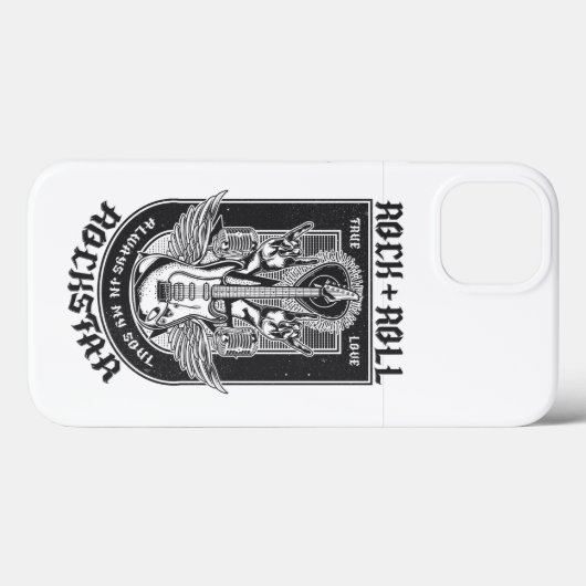 Guitar Rock-ontwerp Case-Mate iPhone Case (Achterkant (horizontaal))