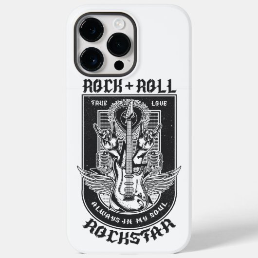 Guitar Rock-ontwerp Case-Mate iPhone Case (Achterkant)