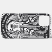 Guitar Rock-ontwerp Case-Mate iPhone Case (Achterkant (horizontaal))
