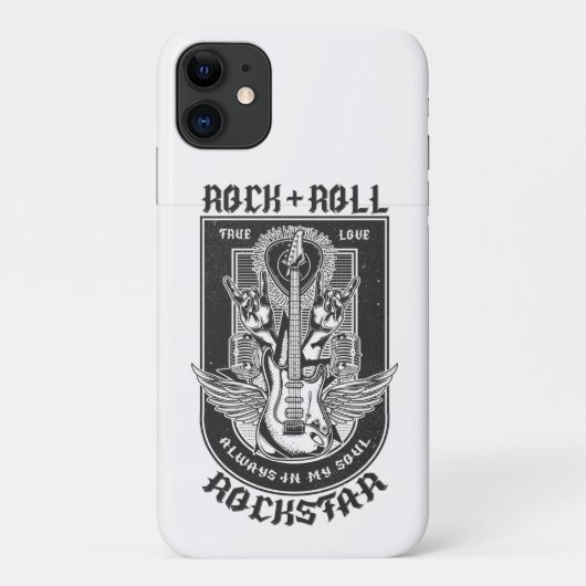 Guitar Rock-ontwerp Case-Mate iPhone Case (Achterkant)