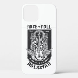 Guitar Rock-ontwerp iPhone 12 Hoesje