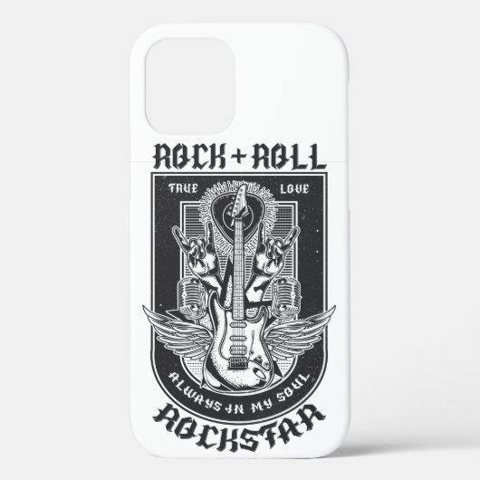 Guitar Rock-ontwerp Case-Mate iPhone Case (Achterkant)