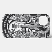 Guitar Rock-ontwerp Case-Mate iPhone Case (Achterkant (horizontaal))