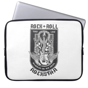 Guitar Rock-ontwerp Laptop Sleeve