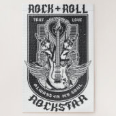 Guitar Rock-ontwerp Legpuzzel (Verticaal)