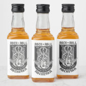 Guitar Rock-ontwerp Likeurfles Etiket (Flessen)