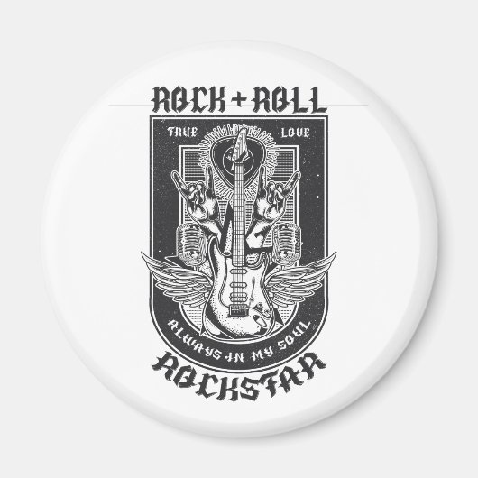 Guitar Rock-ontwerp Magneet (Voorkant)