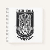 Guitar Rock-ontwerp Notitieboek (Voorkant)