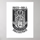 Guitar Rock-ontwerp Poster (Voorkant)
