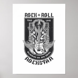 Guitar Rock-ontwerp Poster