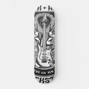Guitar Rock-ontwerp Skateboard