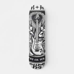 Guitar Rock-ontwerp Skateboard