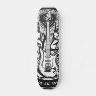 Guitar Rock-ontwerp Skateboard
