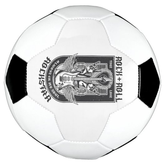 Guitar Rock-ontwerp Voetbal (Gedraaid)