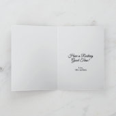 Guitar Rockin Bonne heure Bonne carte d'anniversai (Intérieur)