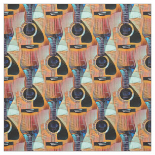 Guitar Rustic Aoustic Stof