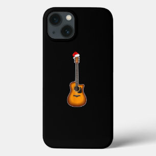 Guitar Santa Hat Kerstmis Pajama Decoraties iPhone 13 Hoesje