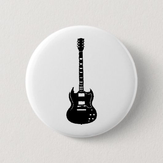 GUITAR SG MODEL RONDE BUTTON 5,7 CM (Voorkant)