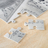 Guitar & Sheet Music Puzzle Legpuzzel (Zijkant)