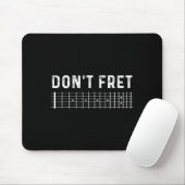 Guitar Shirt Don't Fret  Muismat (Met muis)