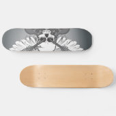 Guitar skull skateboard (Horizontaal)
