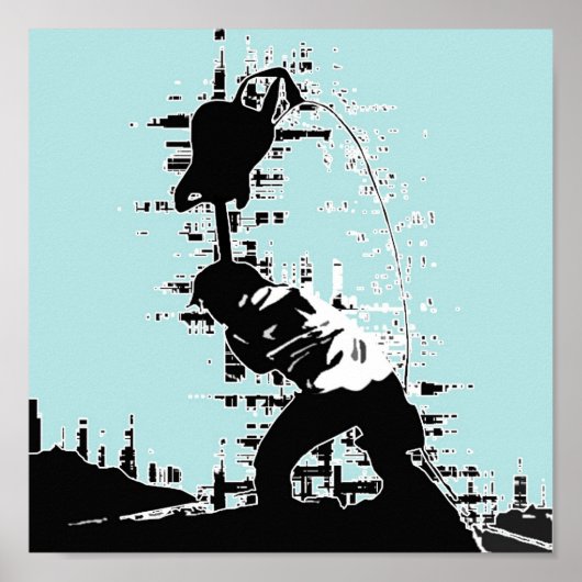 Guitar Smash Poster (Voorkant)