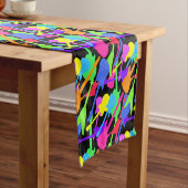 Guitar Splash Pattern Korte Tafelloper (Voorbeeld)