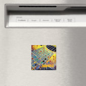 Guitar Strings Musical Waterverf Magneet (Insitu (Vaatwasser))