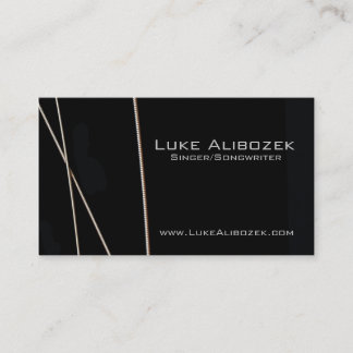 Guitar Strings Musician Card Visitekaartje