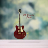 Guitar Studio Custom transparant Acryl Sign Acryl Bord (Neutraal)