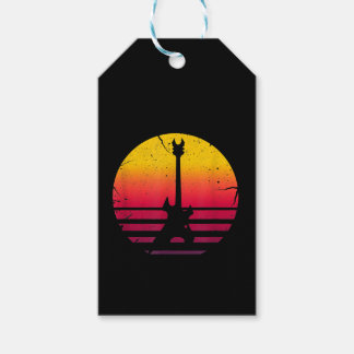 Guitar Sunset Electric Rock Music Lover Instrument Cadeaulabel