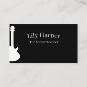 Guitar Teacher Elektrische en akoestische lessen Contactkaartje