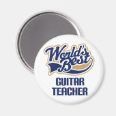 Guitar Teacher Gift Magneet (Voorkant / Achterkant)