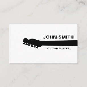 Guitar Teacher Musical Musician Personalized Visitekaartje