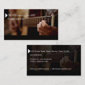 Guitar Teacher Visitekaartje (Voorkant / Achterkant)