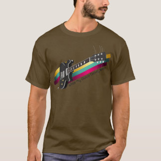 Guitar terwijl mijn gitaar zachtjes huilt t-shirt